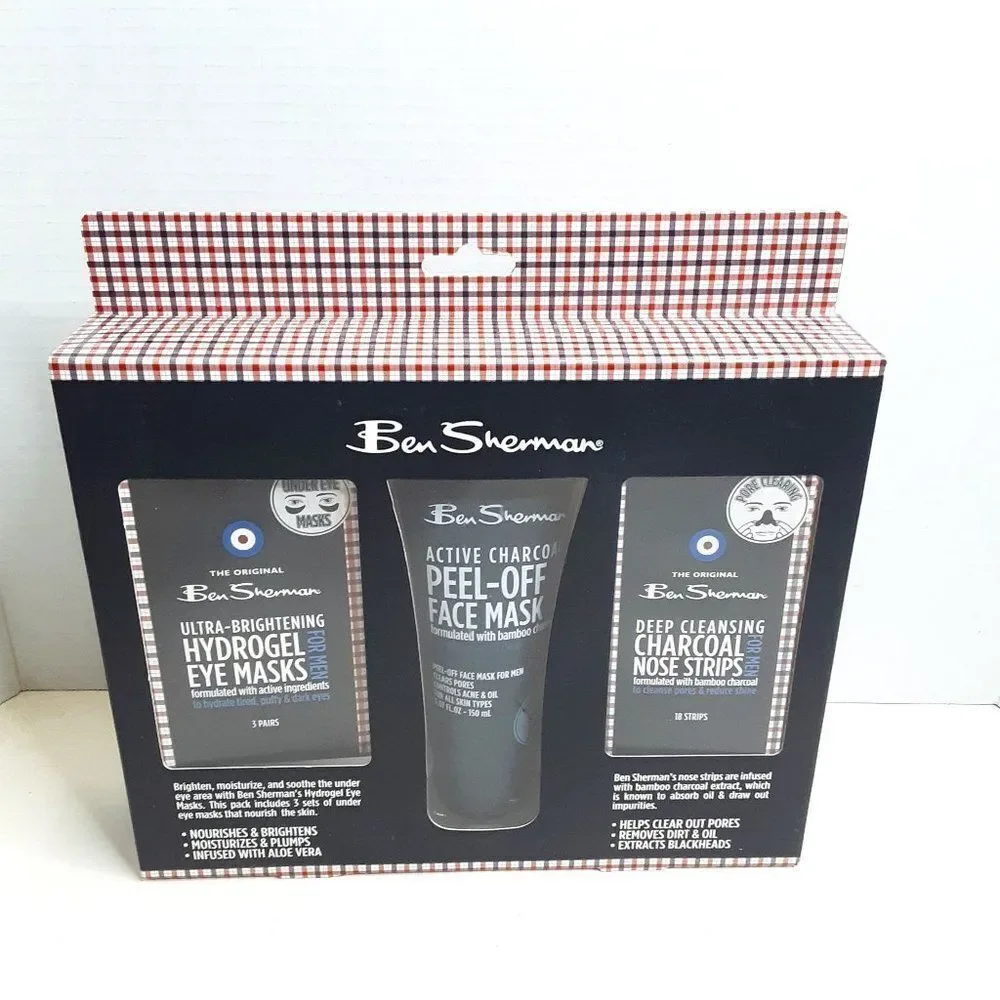 Ben Sherman Men Face, Eye, Nose Facial Kit